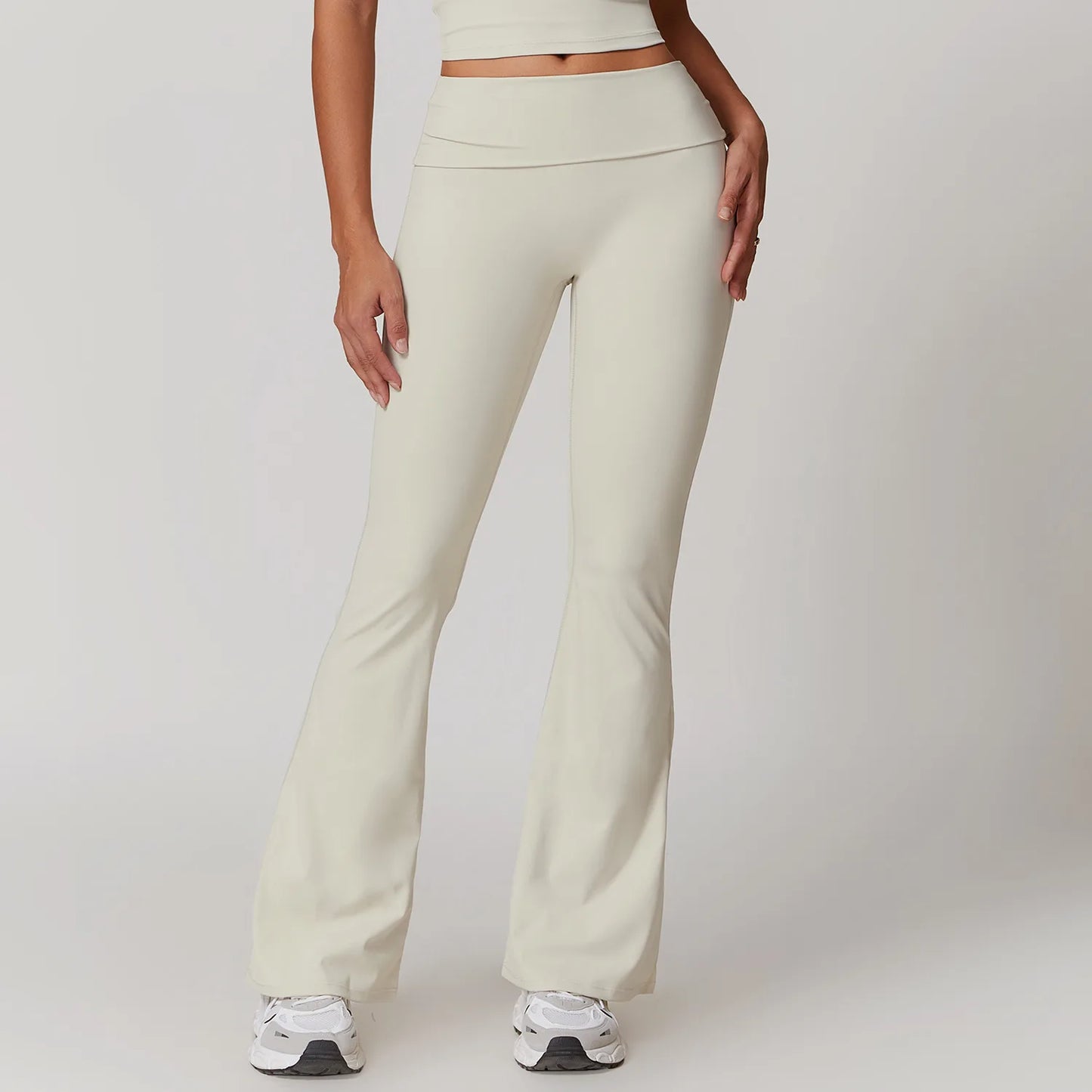 High Waist Bell-Bottom Leggings