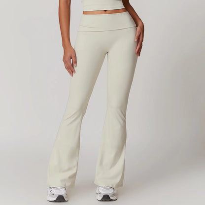 High Waist Bell-Bottom Leggings