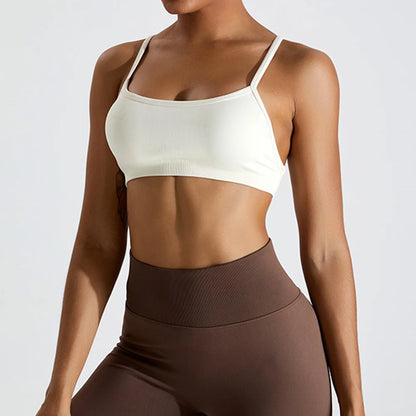 Seamless Crossback Push-Up Bra