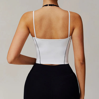 Seamless Push-Up Crop Bra