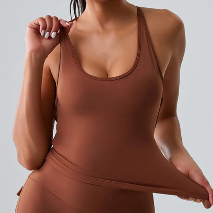 Crossback Padded Sports Bra