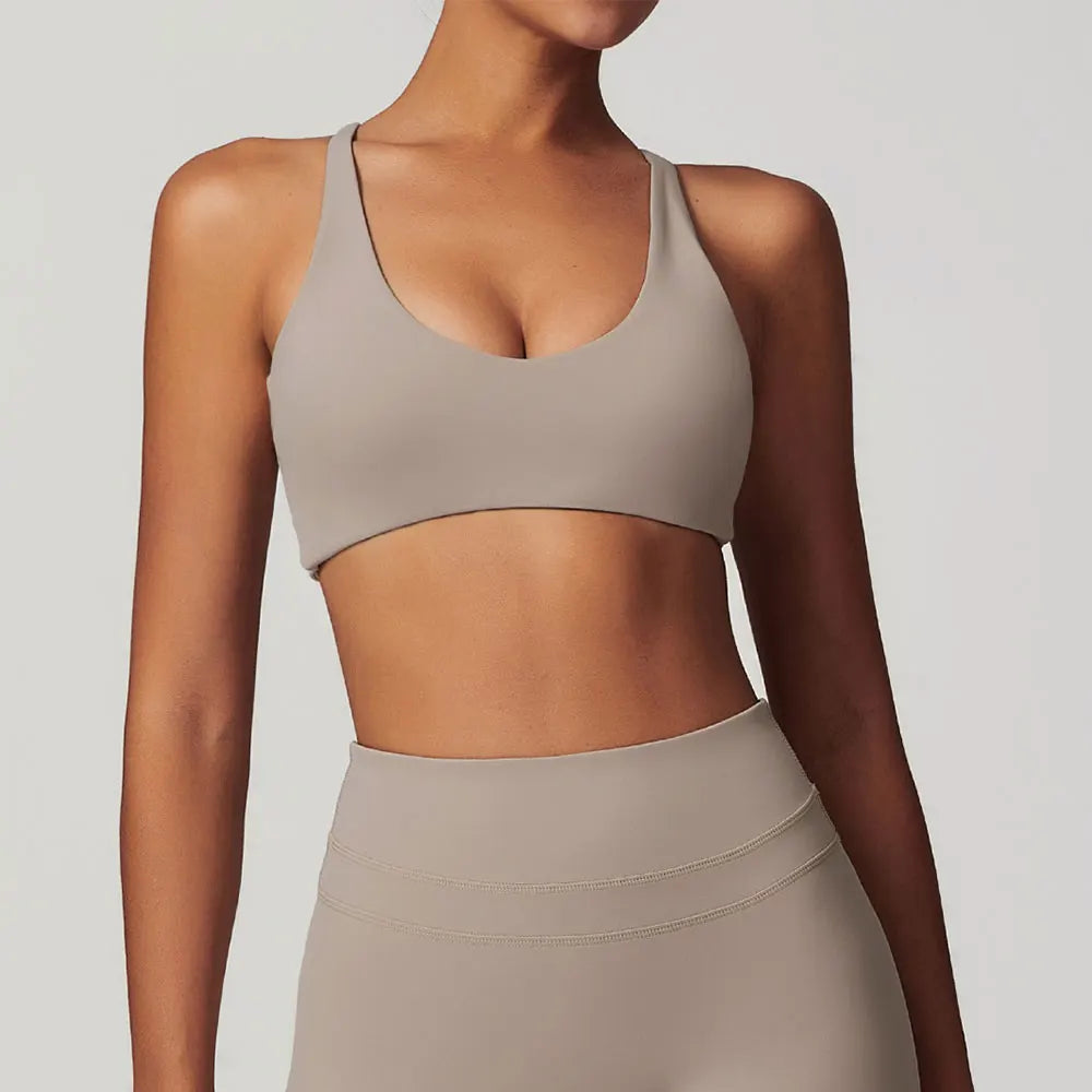 Push-Up Sports Bra — Yoga & Gym