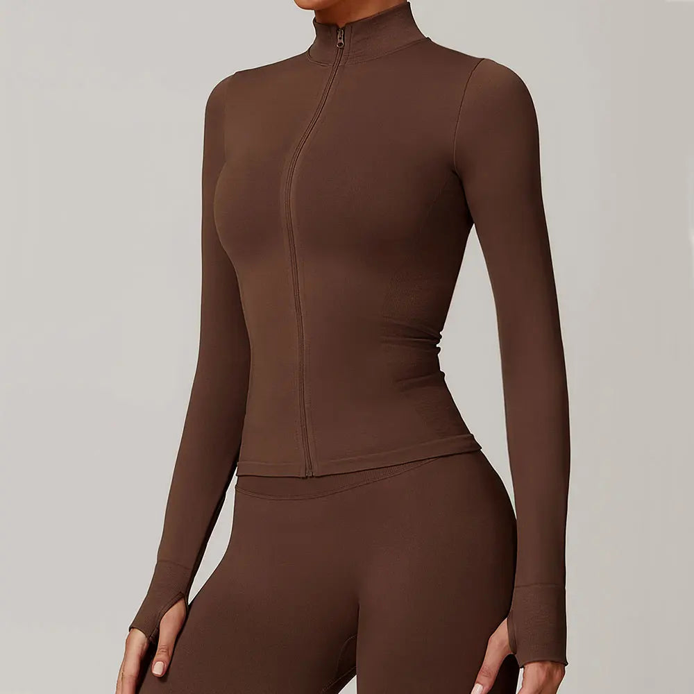 Seamless Zip Sports Jacket