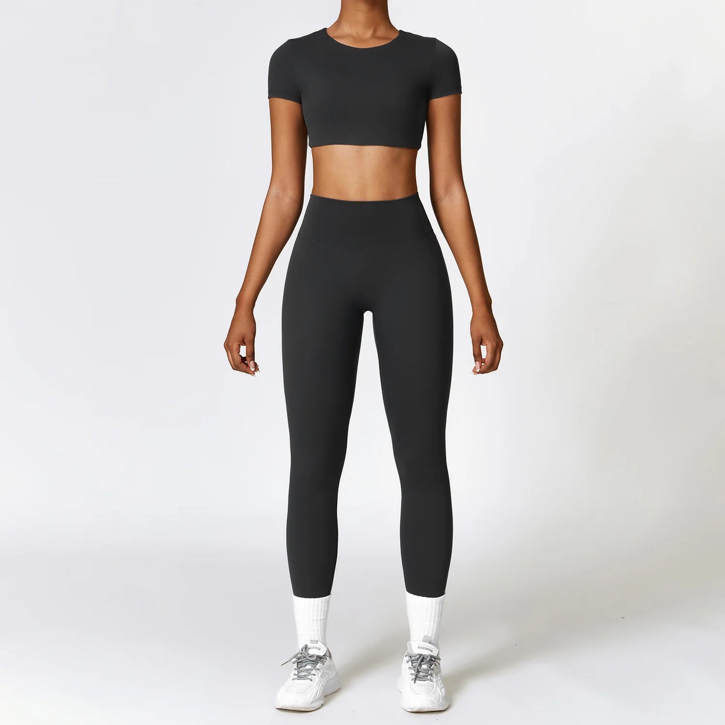 Seamless 2-Piece Yoga Set — Crop & Leggings