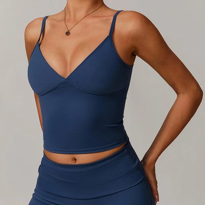 Shockproof Push-Up Bra — Quick-Dry Gym & Yoga