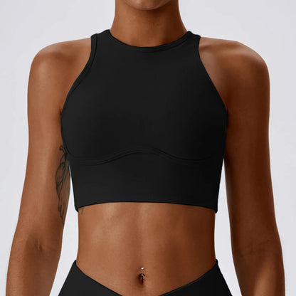 Ribbed Push-Up Sports Bra