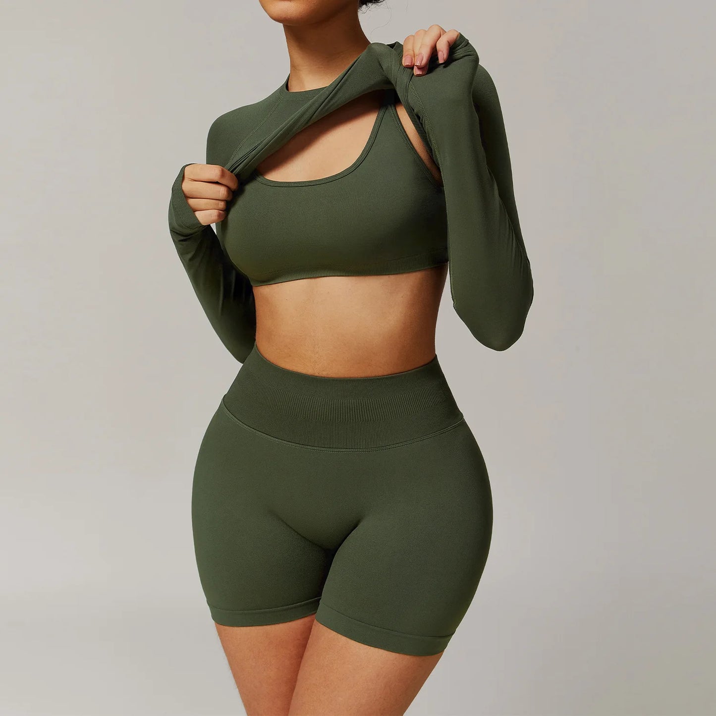 Seamless 2-Piece Yoga Set