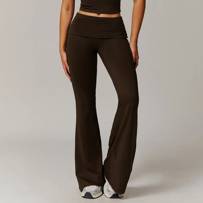 High Waist Bell-Bottom Leggings