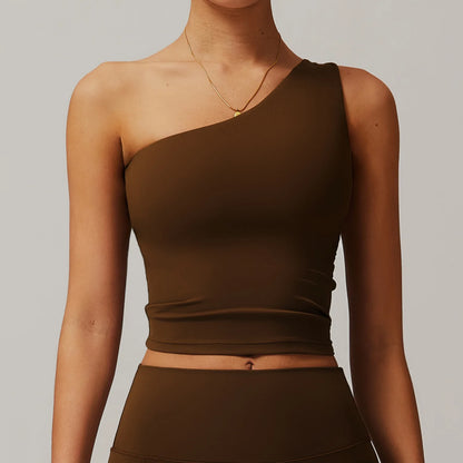 Single Shoulder Push-Up Bra