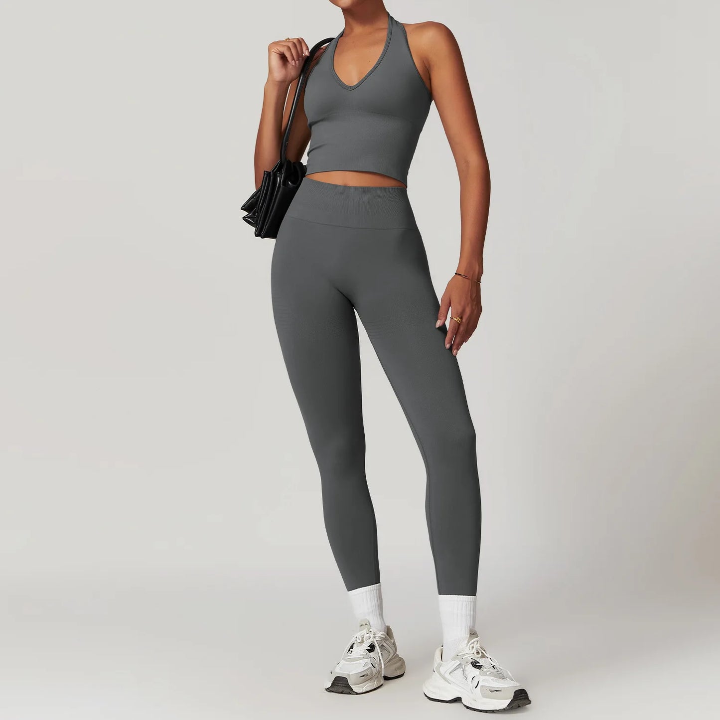 Seamless 2-Piece Yoga Set – Bra & Leggings