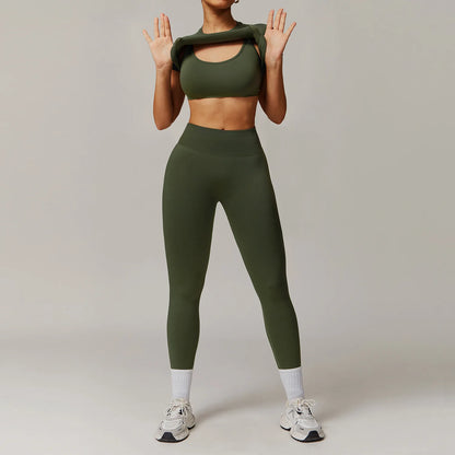 Seamless 2-Piece Yoga Set