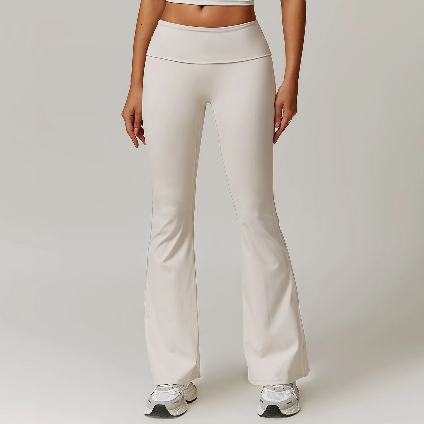 High Waist Bell-Bottom Leggings
