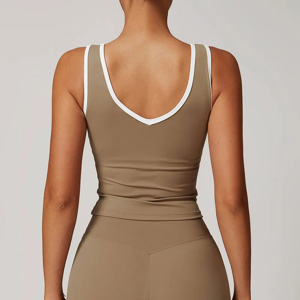Backless Push-Up Sports Bra