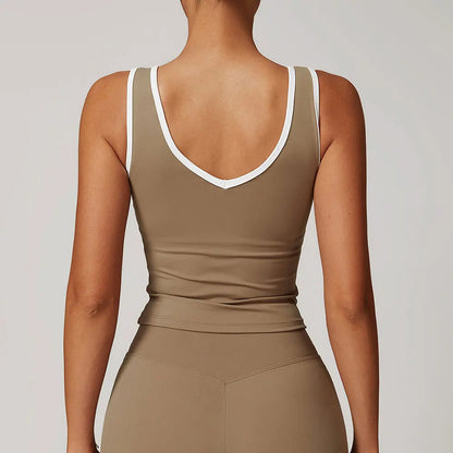 Backless Push-Up Sports Bra