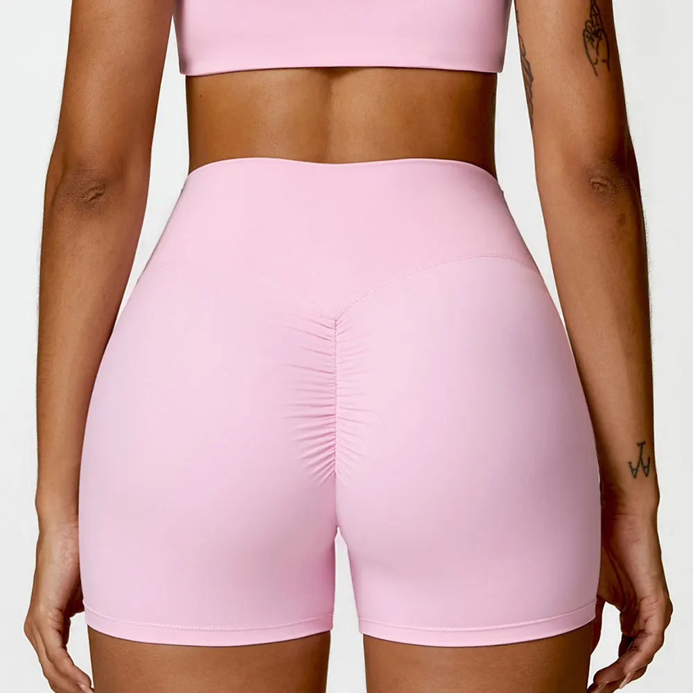 Breathable Scrunch Workout Shorts