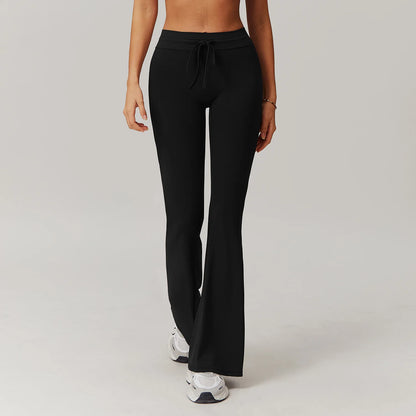 High Waist Bell-Bottom Leggings