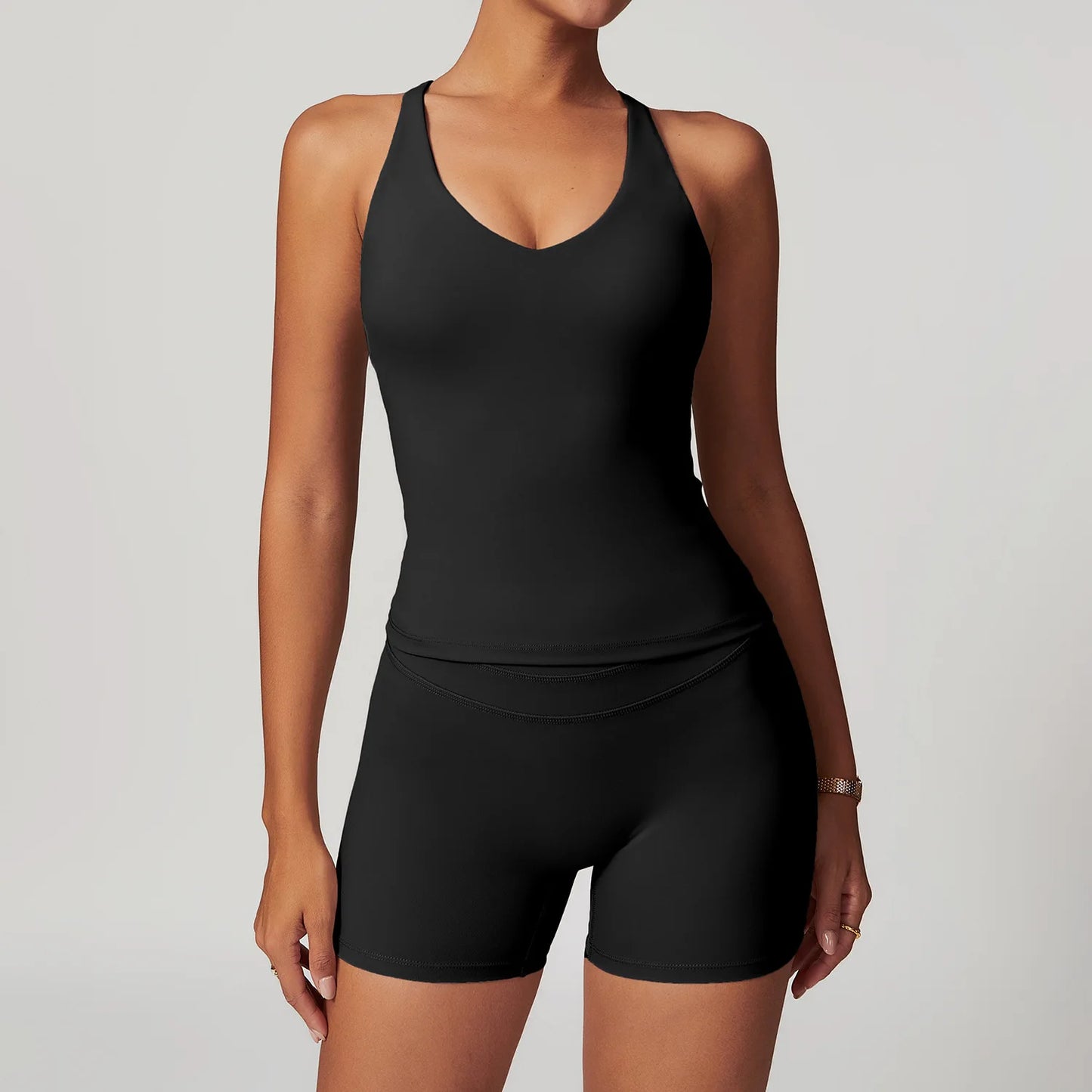 Seamless Crop & High-Waist Set