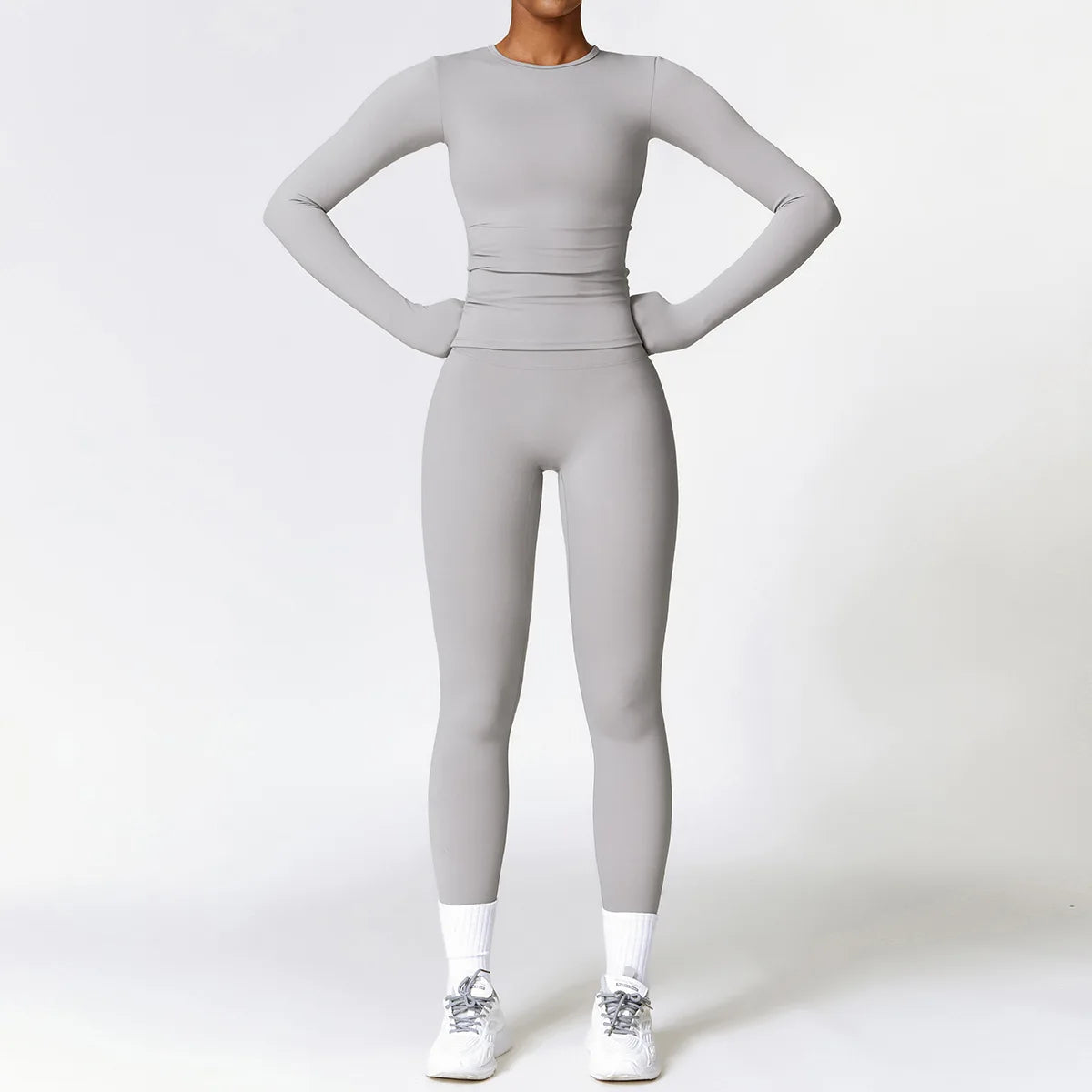 Seamless 2-Piece Yoga Set — Crop & Leggings