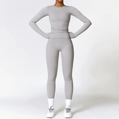 Seamless 2-Piece Yoga Set — Crop & Leggings