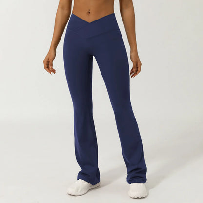 High Waist Bell-Bottom Leggings