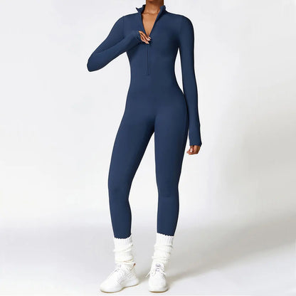 Zip Flex Jumpsuit