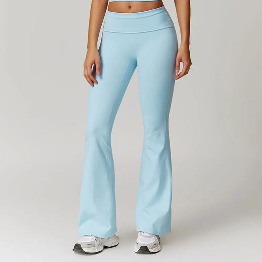 High Waist Bell-Bottom Leggings