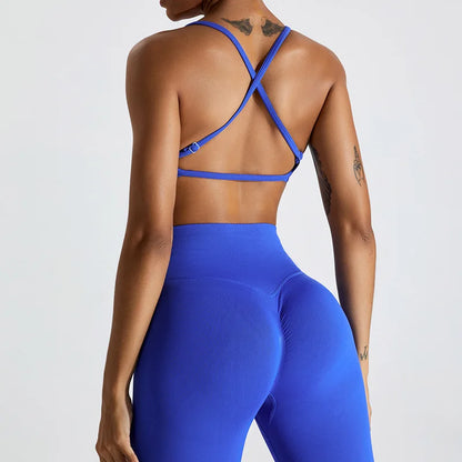 Seamless Crossback Push-Up Bra