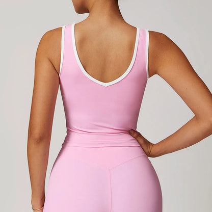 Backless Push-Up Sports Bra