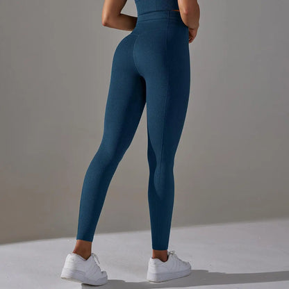 Scrub Seamless Ribbed Yoga Legging