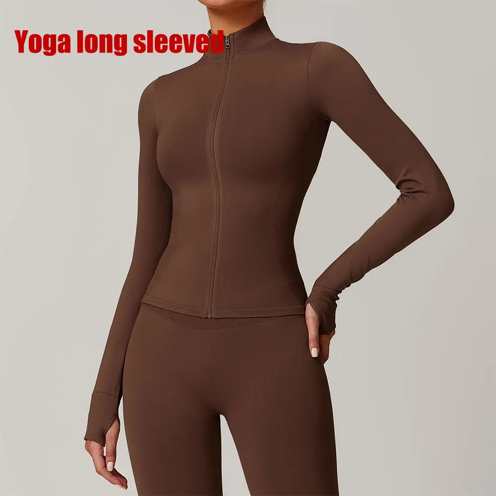 Seamless Zip Sports Jacket