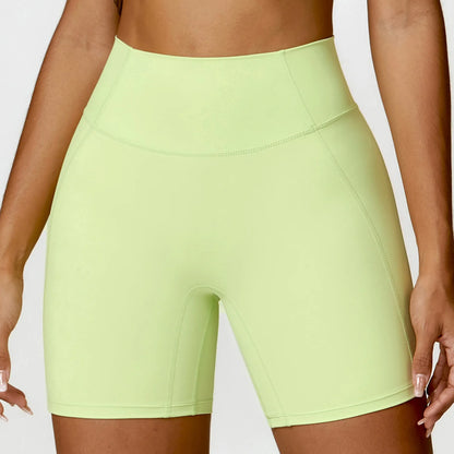 Breathable High Waist Fitness Shorts