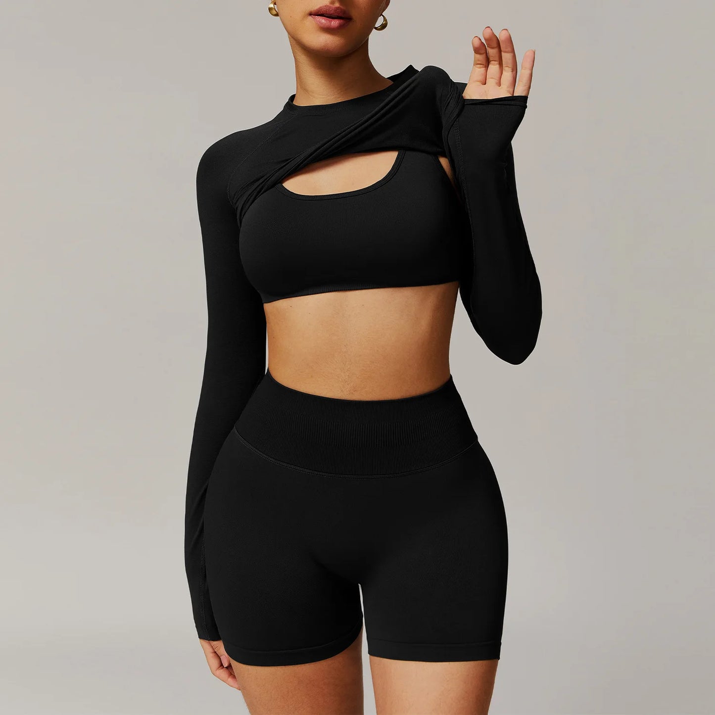 Seamless 2-Piece Yoga Set