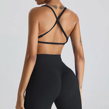 Seamless Crossback Push-Up Bra