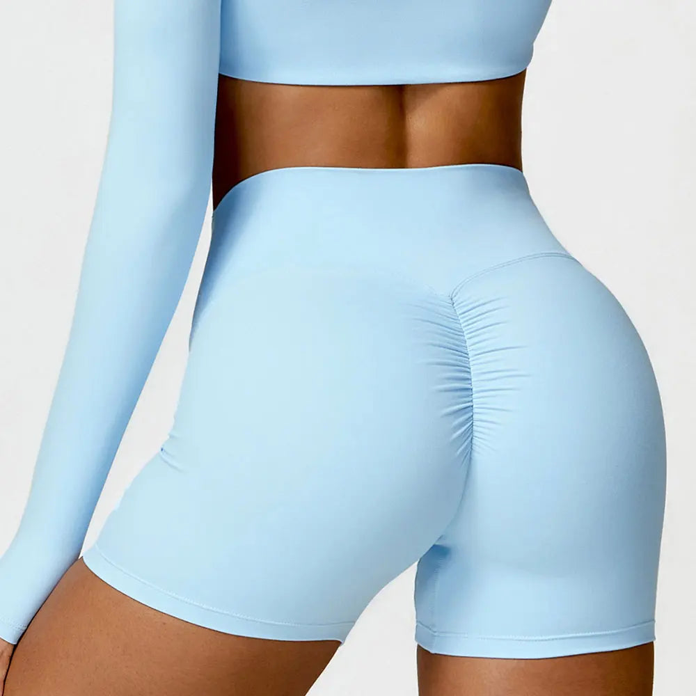 Breathable Scrunch Workout Shorts
