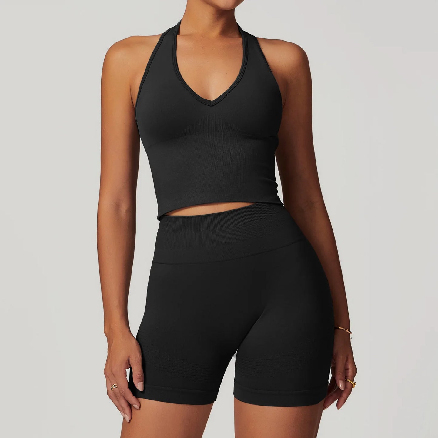 Seamless 2-Piece Yoga Set – Bra & Leggings