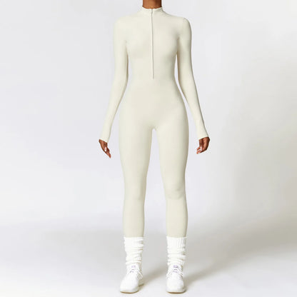 Zip Flex Jumpsuit