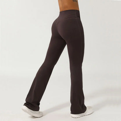 High Waist Bell-Bottom Leggings
