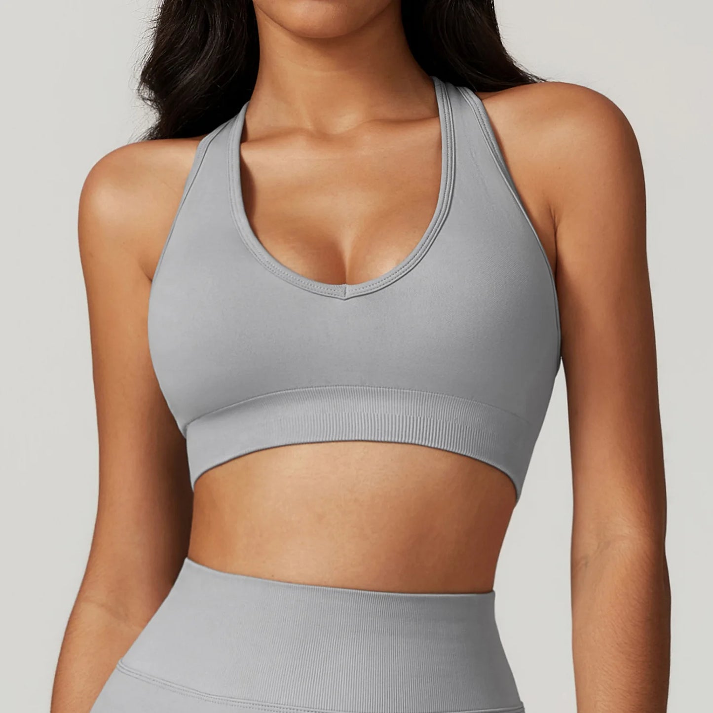 Seamless Push-Up Fitness Bra