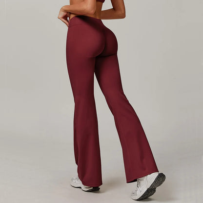 High Waist Bell-Bottom Leggings