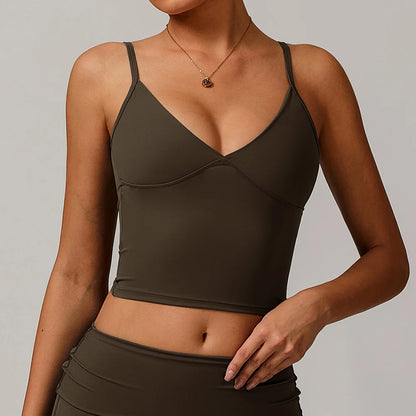 Shockproof Push-Up Bra — Quick-Dry Gym & Yoga