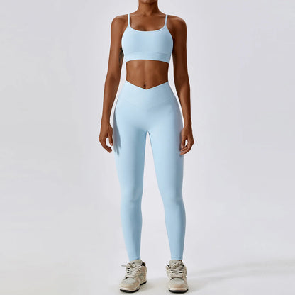 Ribbed Seamless Yoga Set