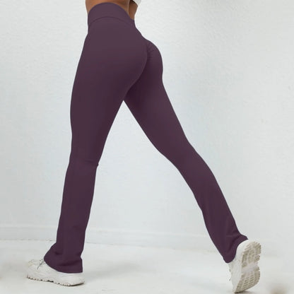 High Waist Bell-Bottom Leggings