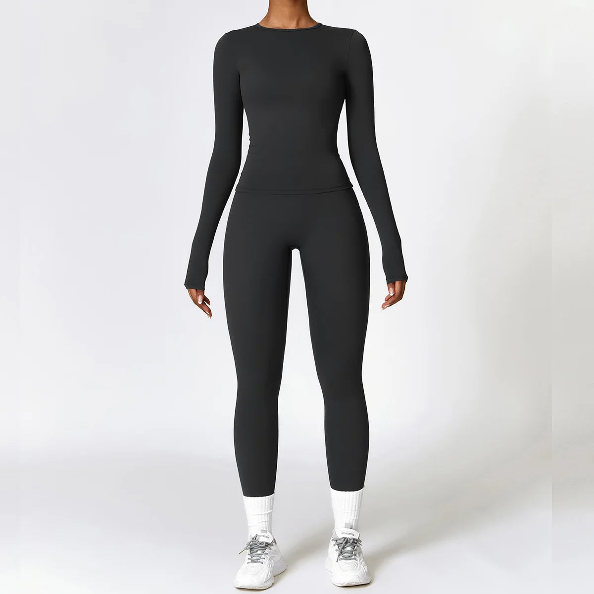 Seamless 2-Piece Yoga Set — Crop & Leggings