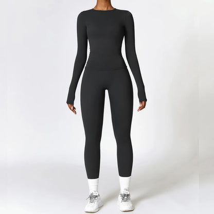 Seamless 2-Piece Yoga Set — Crop & Leggings