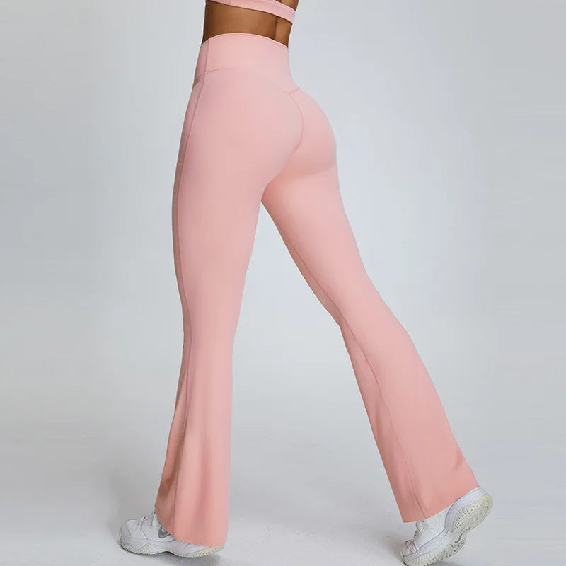Flare High-Waist Seamless Yoga Legging