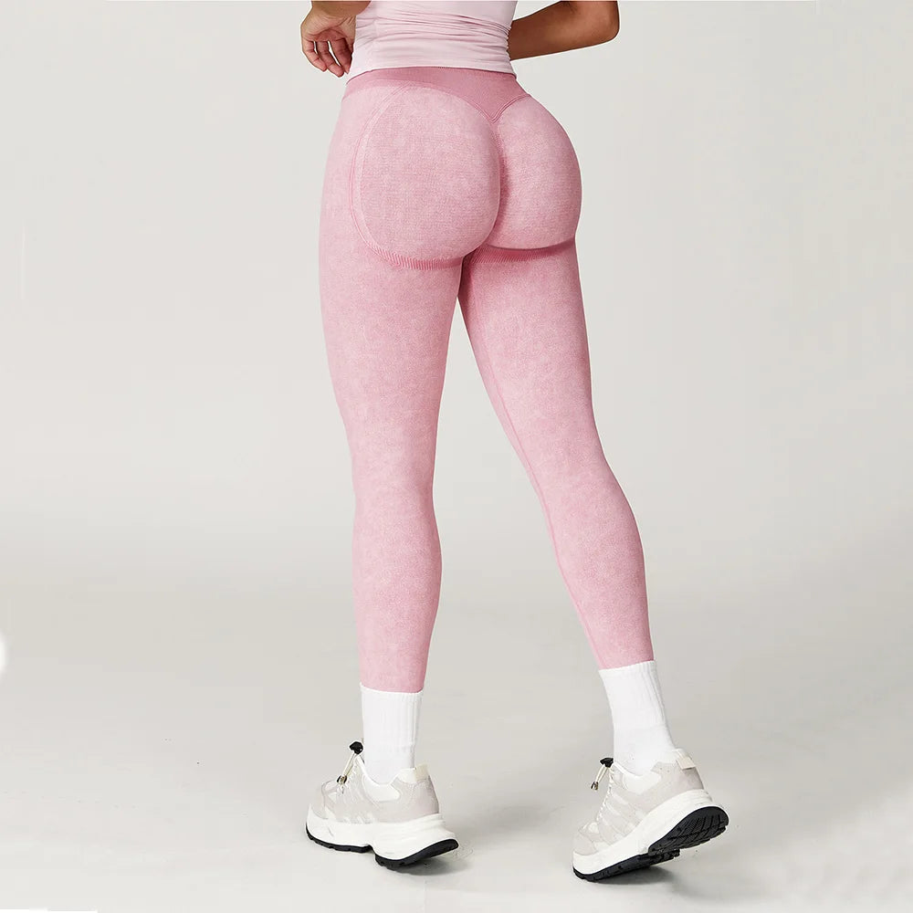 Seamless High Waist Scrunch Leggings