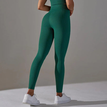 Scrub Seamless Ribbed Yoga Legging