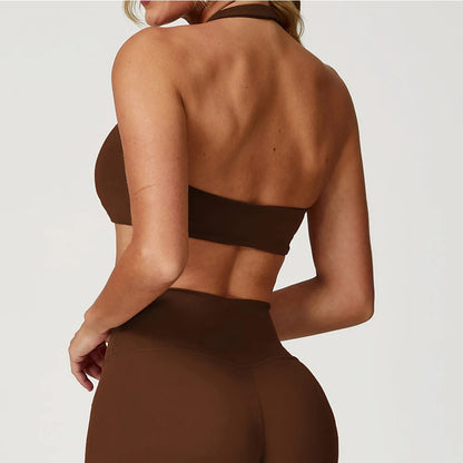 Halter Neck Shockproof Bra