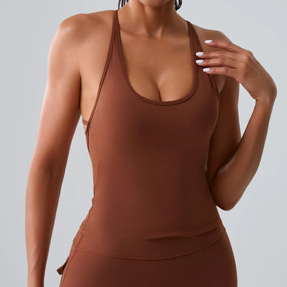 Crossback Padded Sports Bra
