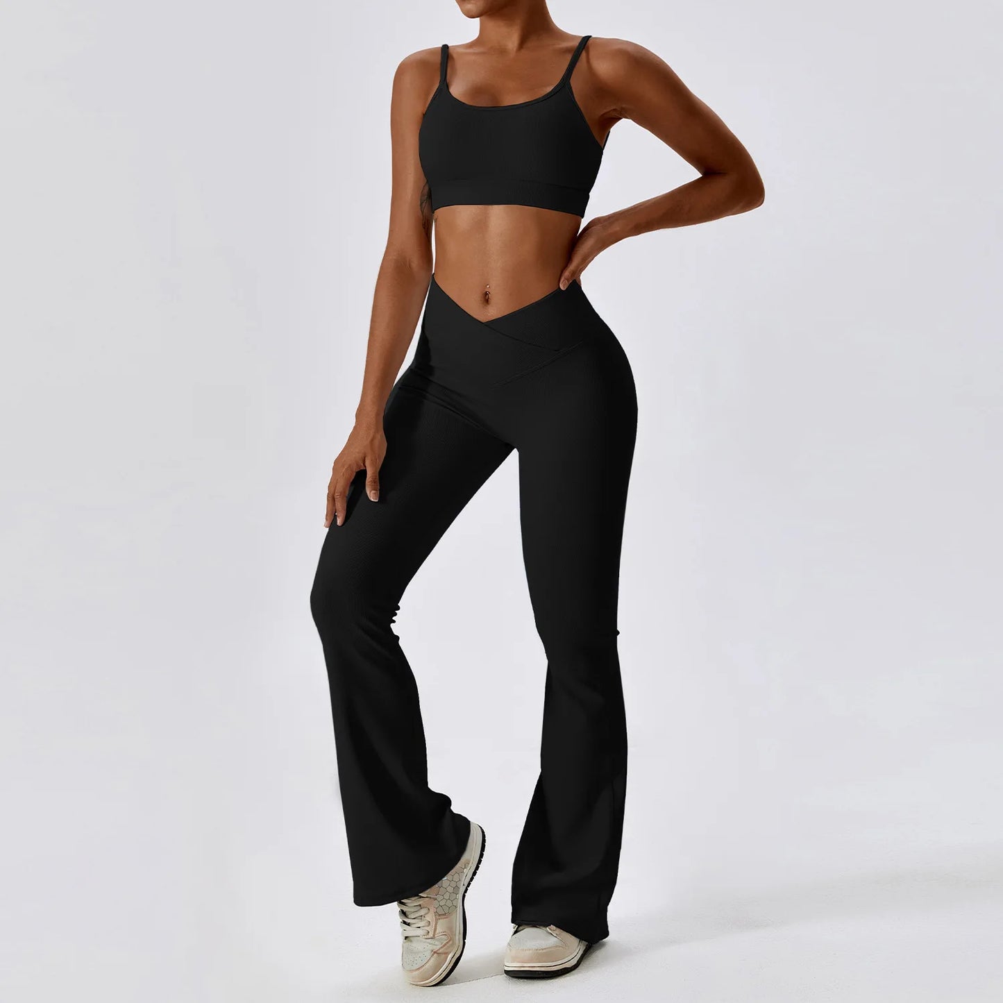 Ribbed Seamless Yoga Set